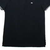 LEE Mens Polo Shirt Black L