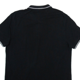 LEE Mens Polo Shirt Black L