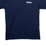 REEBOK Mens Polo Shirt Blue S