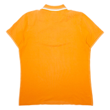 CONVERSE Mens Polo Shirt Orange M