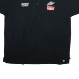 CHASE AUTHENTICS Mens Polo Shirt Black 3XL