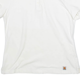 CARHARTT Womens Polo Shirt White M