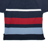 ELLESSE Mens Polo Shirt Blue Striped M