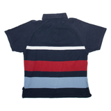 ELLESSE Mens Polo Shirt Blue Striped M