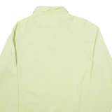 BURBERRY Womens Polo Shirt Green Long Sleeve M