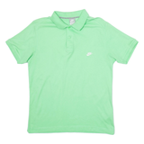 NIKE Mens Polo Shirt Green L