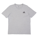 ADIDAS Mens T-Shirt Grey M