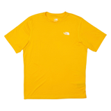THE NORTH FACE Mens T-Shirt Yellow M