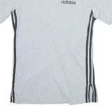 ADIDAS Mens T-Shirt Grey XS