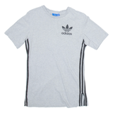 ADIDAS Mens T-Shirt Grey XS