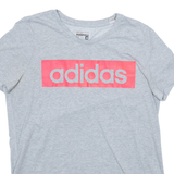 ADIDAS Womens T-Shirt Grey XL