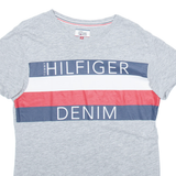 TOMMY HILFIGER Mens T-Shirt Grey S