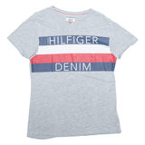 TOMMY HILFIGER Mens T-Shirt Grey S