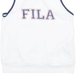 FILA Girls Vest White Sleeveless 9-10Y