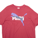 PUMA Mens T-Shirt Red XL