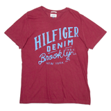 TOMMY HILFIGER Mens T-Shirt Red L