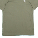ADIDAS Mens T-Shirt Green S