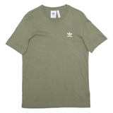 ADIDAS Mens T-Shirt Green S