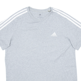 ADIDAS Mens T-Shirt Grey L