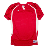 CHAMPION Sports Mens Jersey Red USA V-Neck XL