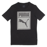 PUMA Mens T-Shirt Black XS