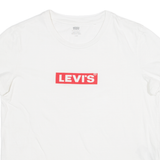 LEVI'S Womens T-Shirt White L
