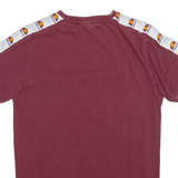 ELLESSE Mens T-Shirt Maroon XS