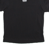 ADIDAS Womens T-Shirt Black UK 12