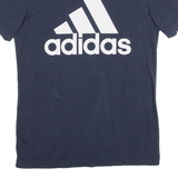 ADIDAS Mens T-Shirt Blue S