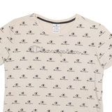 CHAMPION Cropped Womens T-Shirt Beige L