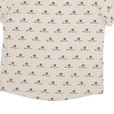 CHAMPION Cropped Womens T-Shirt Beige L