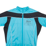 SPIRO Cycling Full Zip Mens Jersey Blue L