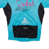 SPIRO Cycling Full Zip Mens Jersey Blue L