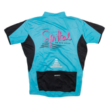 SPIRO Cycling Full Zip Mens Jersey Blue L