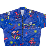 Cycling Full Zip Mens Jersey Blue M