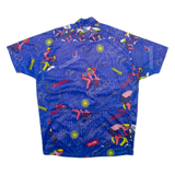 Cycling Full Zip Mens Jersey Blue M