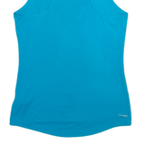 REEBOK Womens Vest Blue Sleeveless V-Neck M