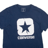 CONVERSE Mens T-Shirt Blue S