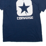 CONVERSE Mens T-Shirt Blue S