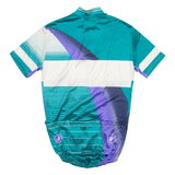 Cycling Mens Jersey Blue 1/4 Zip Nylon S