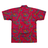 LOFFLER Cycling Mens T-Shirt Red 1/4 Zip L