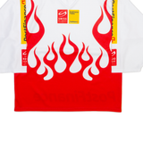 OCHSNER HOCKEY Mens T-Shirt White Long Sleeve V-Neck S