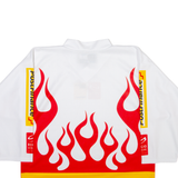 OCHSNER HOCKEY Mens T-Shirt White Long Sleeve V-Neck S