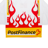 OCHSNER HOCKEY Mens T-Shirt White Long Sleeve V-Neck S