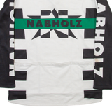 Cycling Mens Jersey White Long Sleeve 1/4 Zip M