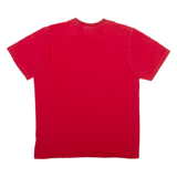 ADIDAS Mens T-Shirt Red M
