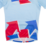 GERBER Cycling Mens Jersey Blue 1/4 Zip S