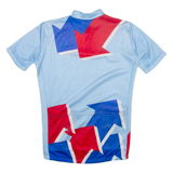 GERBER Cycling Mens Jersey Blue 1/4 Zip S