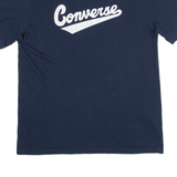 CONVERSE Mens T-Shirt Blue S