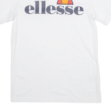 ELLESSE Womens T-Shirt White UK 8